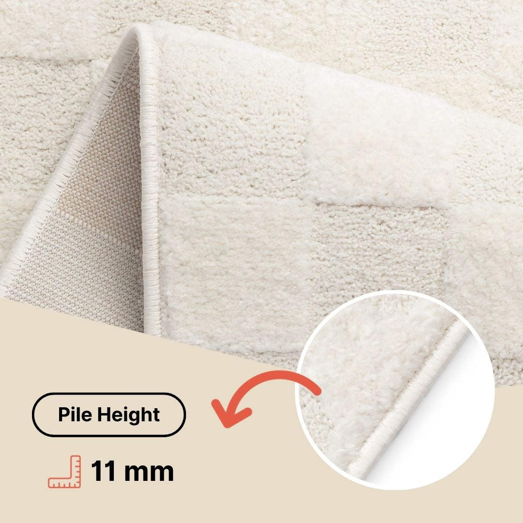 Area Rug Terra Cream Stripes