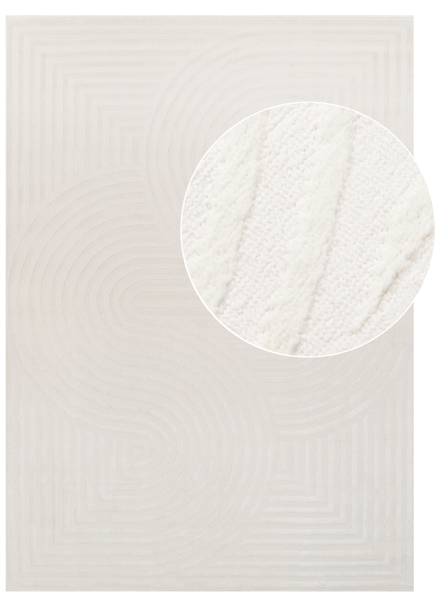 Area Rug Hygge Off-White Modern