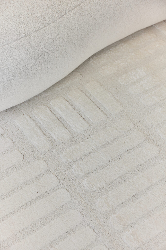 Area Rug Terra Cream Stripes