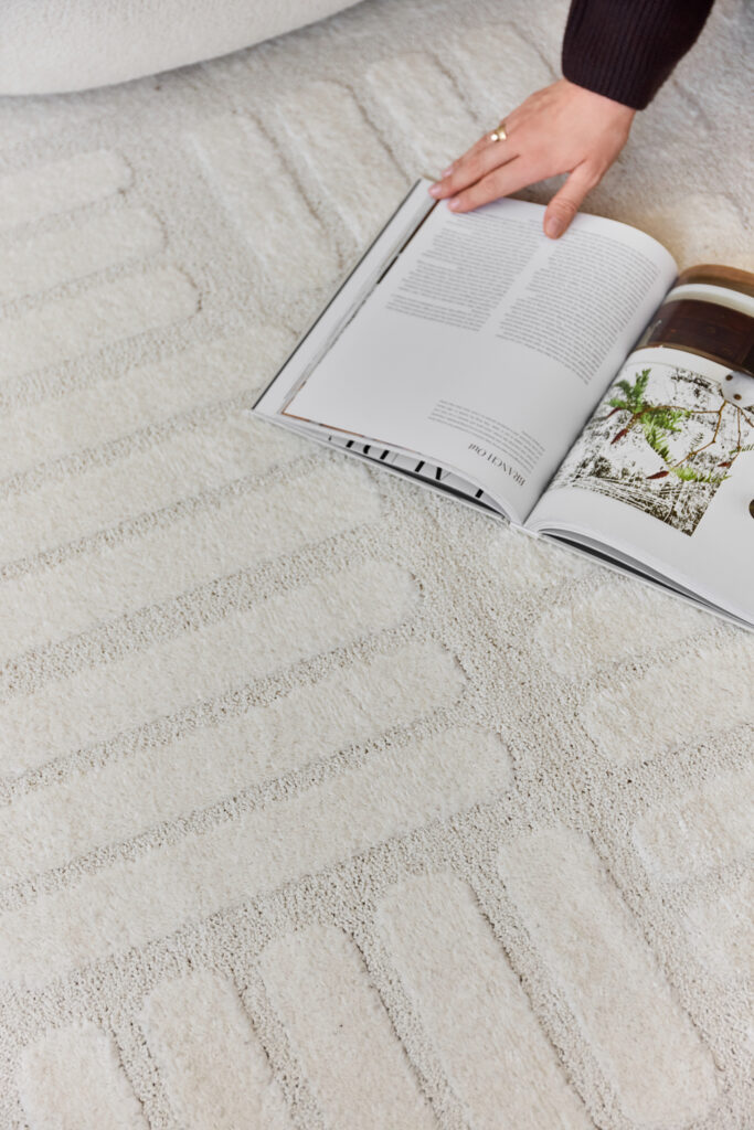 Area Rug Terra Cream Stripes