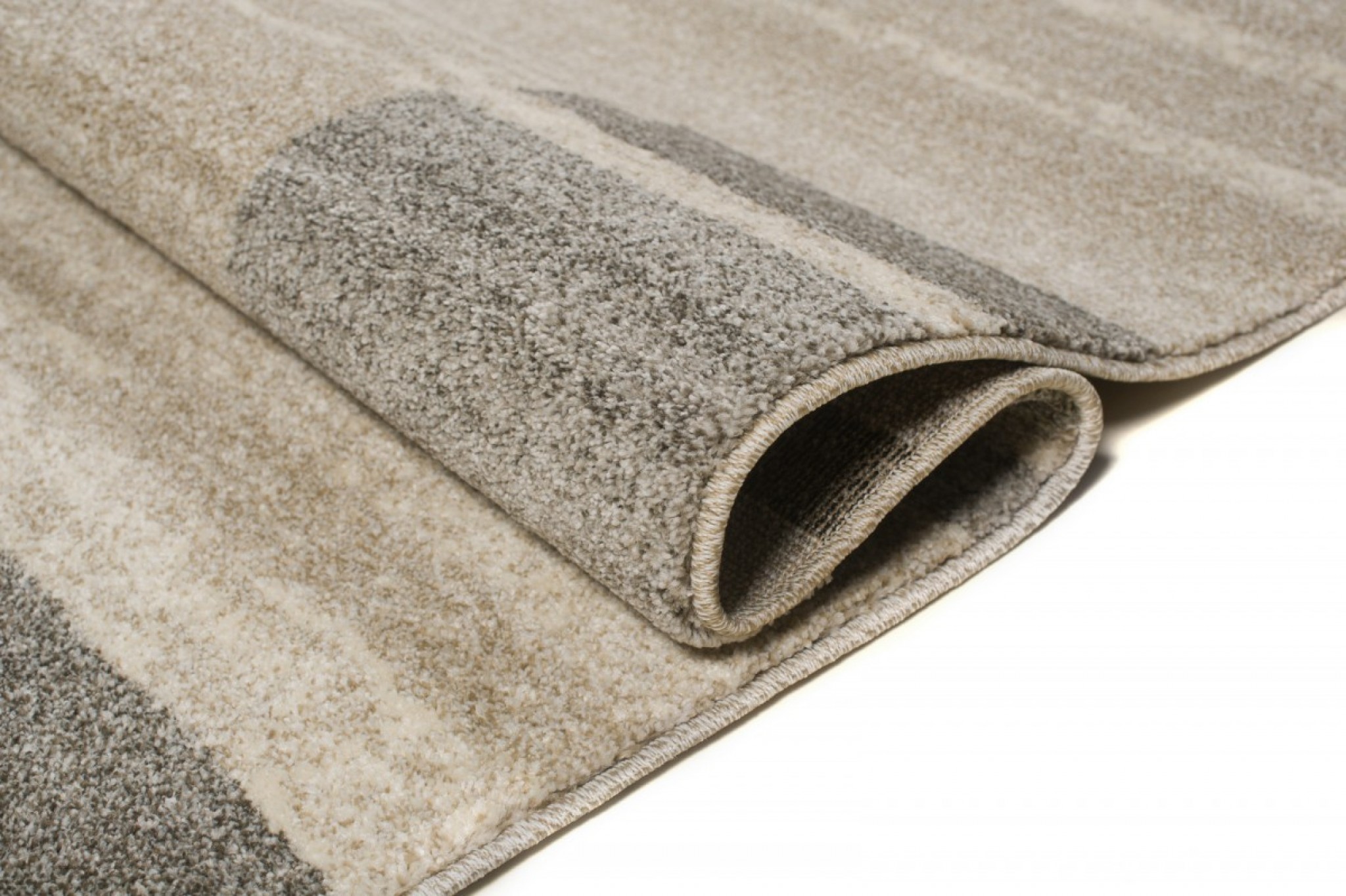 Area Rug Sari Beige Grey Frame - Image 4