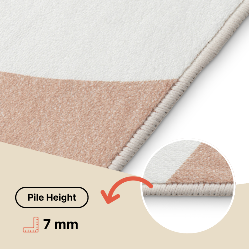 Area Rug Wisp With Irregular Shape Pastel