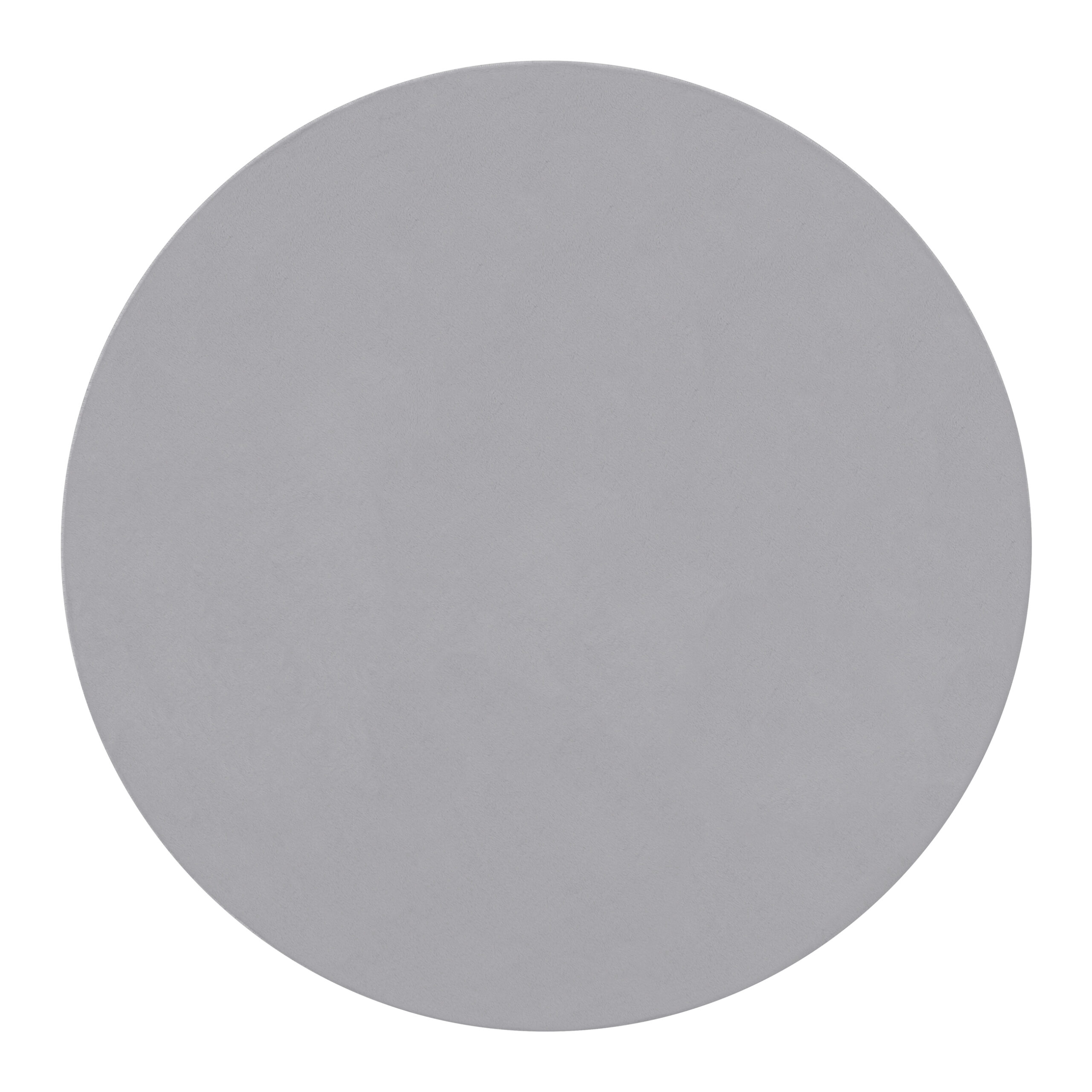Area Rug Lumi Round Light Grey Non-Slip
