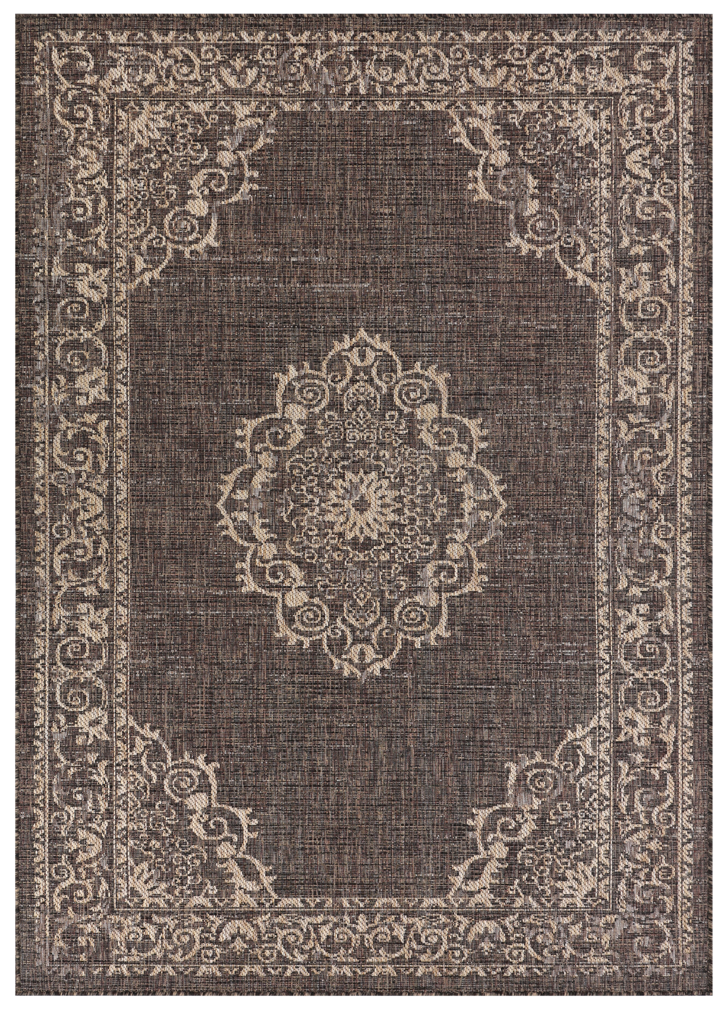Outdoor Rug Melissa Dark Brown Vintage